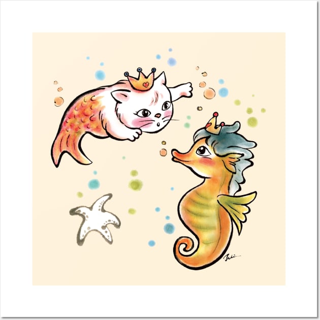 Princess cat fish Wall Art by juliewu
